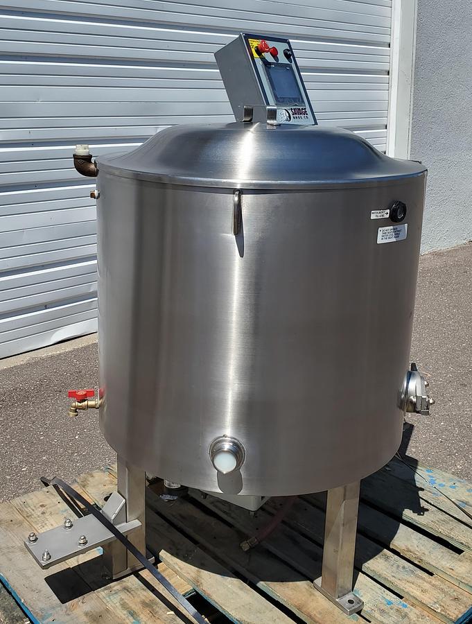 Used SAVAGE BROS 450 Lb Chocolate Melter Conditioner Tempering Machine Mixing Kettle