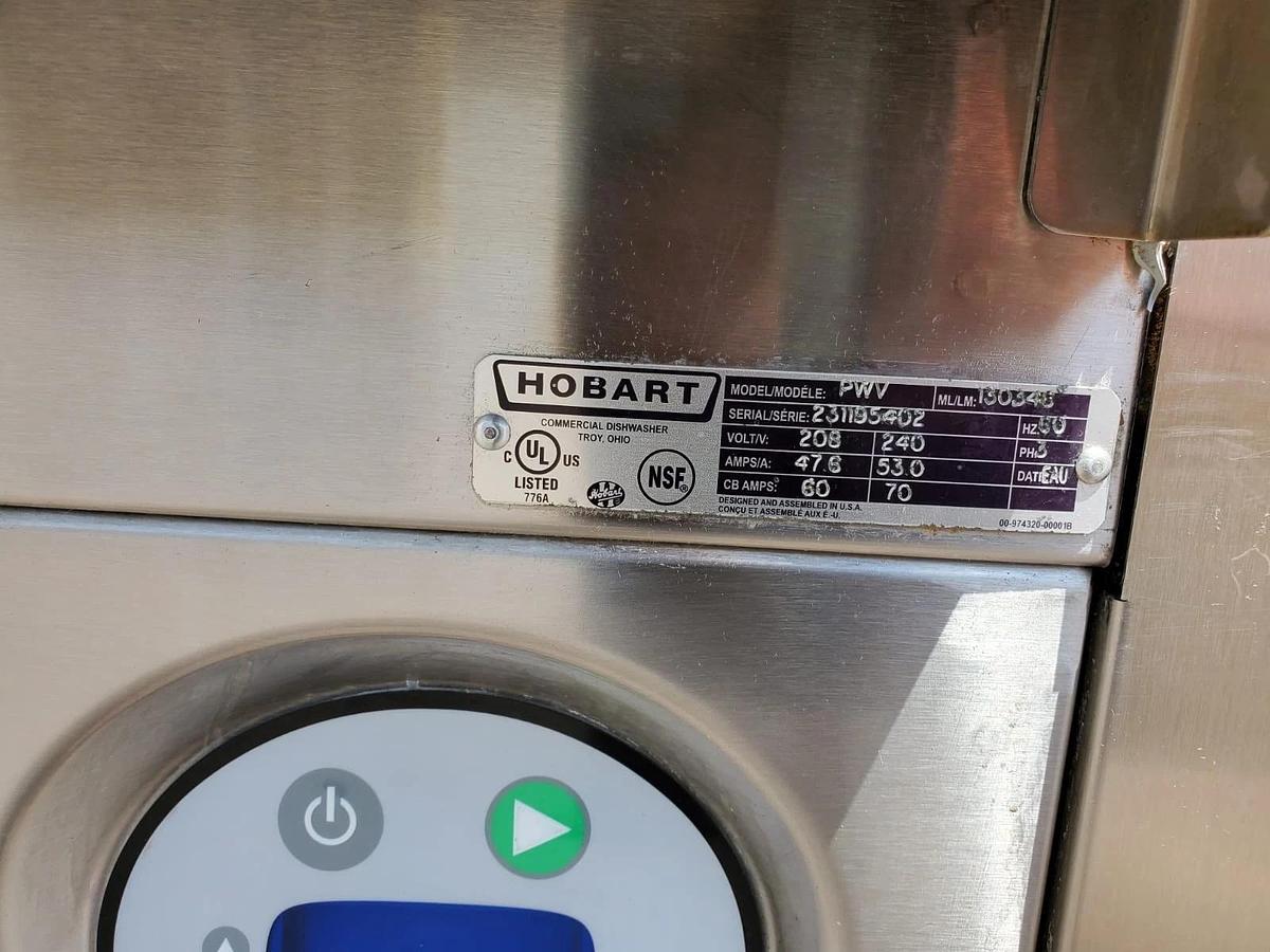 Used HOBART PWV Pan Pot Utensil WASHER Commercial Dishwasher