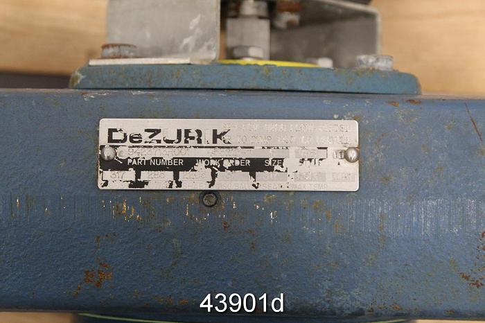 Used Dezurik 6" Air Operated V-Ball Valve, Stainless Steel Body #43901