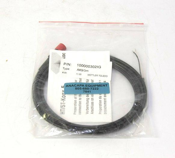 Mettler Toledo 100000302IG HT/ST-Koax 5 Cable Oxygen Sensor AK9/3m NEW (7841) R