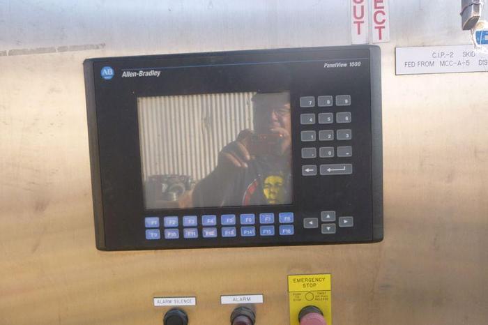 Used CIP, 2-Tank, 200 Gallon, 316L S/st, ESC, Heat Exchanger, #S744096