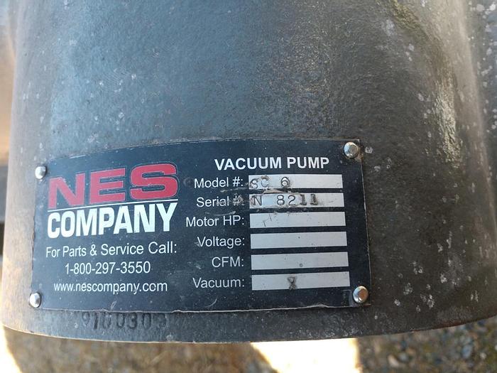 Used Pump, Vacuum, 40 HP, Nash, Mdl SC6, 11" In/4" Out #C741189