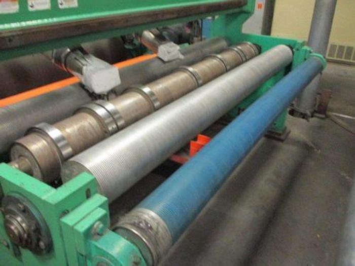 Used 86" (2.18M) ELLINGTON TWO DRUM WINDER 60" SHAFTLESS REWIND