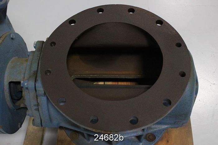 Unused Dezurik FIGURE 118 12" Three Way Valve, Air Operated, New, With Pmv Positioner #24682