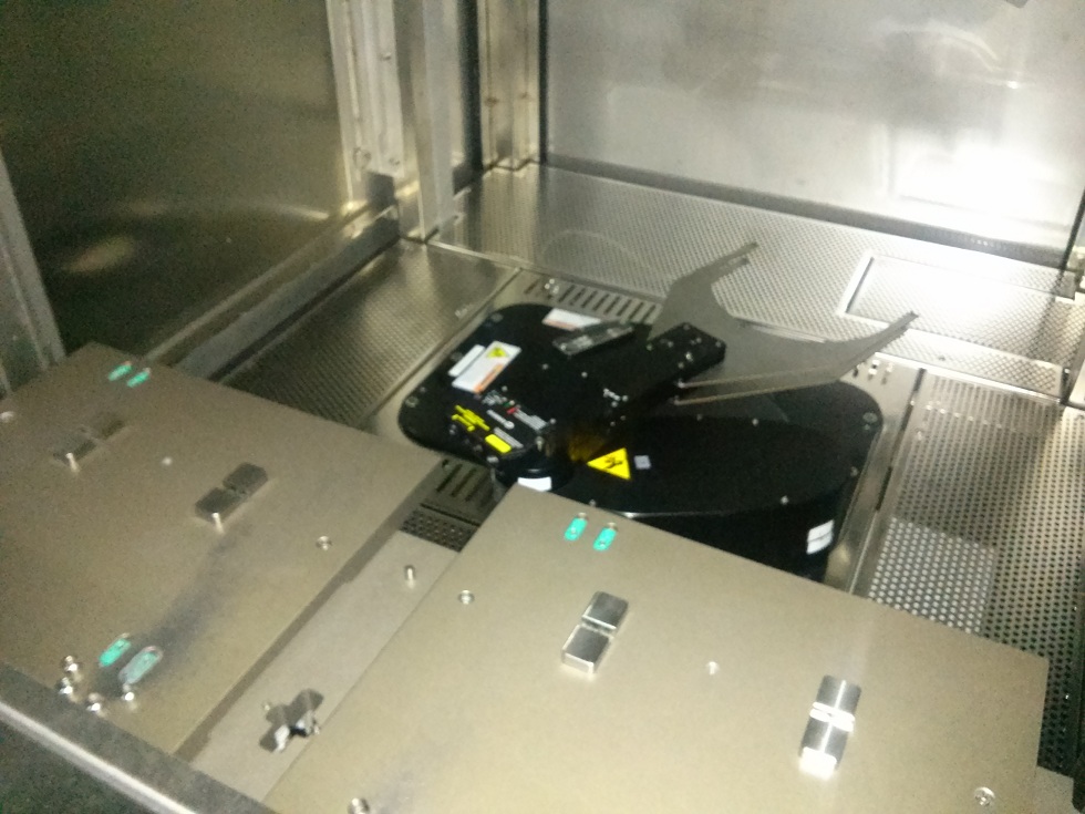 Used ICOS WI-2200 LED Wafer Surface Inspection & MH-200 Wafer Handler system