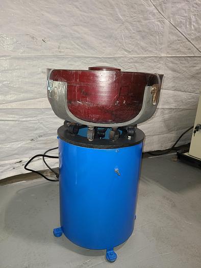 Used Belair Vibratory Finishing Machine 1/2 Cubic Ft 110V Polish Deburr 