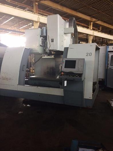 Used 2001 BRUTE VMC 63/35/35 VMC, 50 Taper,8K RPM, with 4th axis Rotary Table
