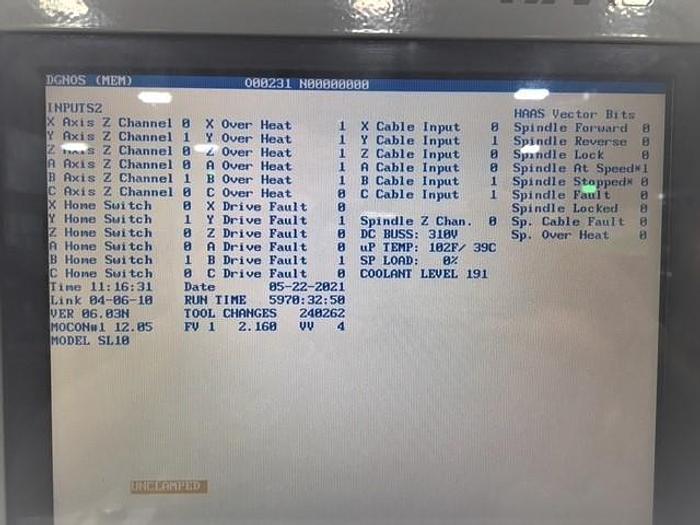 Used 2004 Haas SL-10T