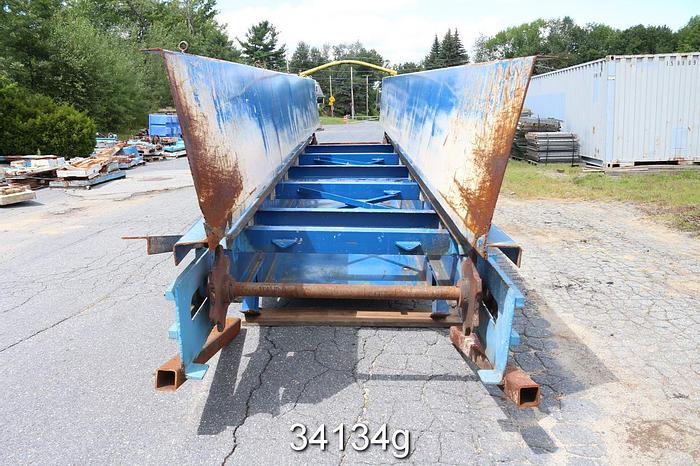 Used Voith Slat Conveyor, 14' Horizontal Feed Section #34134