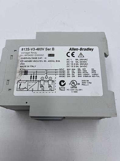 Used Allen-Bradley 813S-V3-480V Ser B