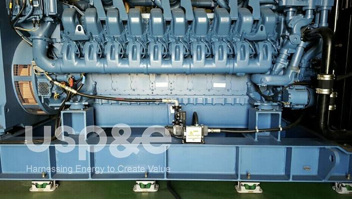 2.5 MW 2011 New MTU 20V4000G43 Diesel Generator Sets
