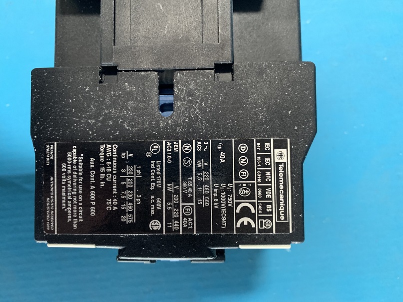 Used Telemecanique Contactor LC1-D2510P7