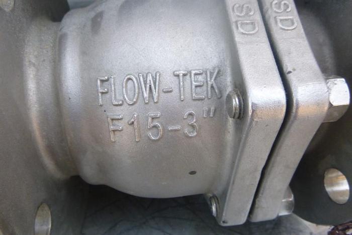 Used Valve, Ball, Actuated, S/st, Flow Tek, Mdl F15-3" #C744066