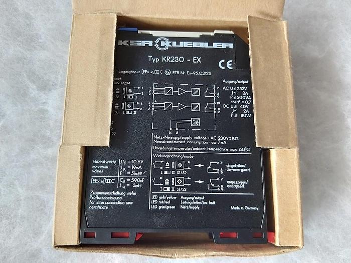 Relais, KR230 Ex, KSR Kuebler, neu