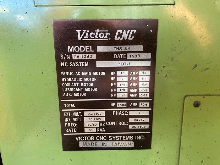 Gebruikt Victor CNC TNS-3H
