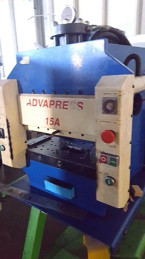 Used Advapress 15 Ton Hydraulic Coining Stamping Assembly Press