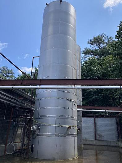 Used 35,000 GALLON VERTICAL TANK - S/S