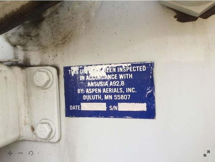 Used 2002 International 2674 Aspen Aerials UB50 Bridge Inspection Bucket Truck