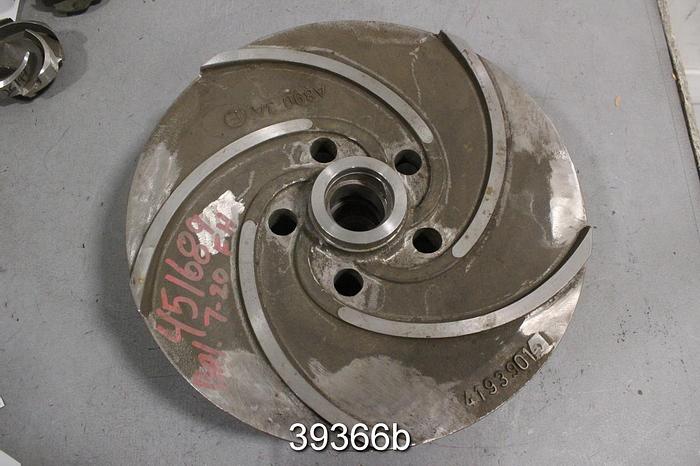 Unused Sulzer APT51-10, APP51-250 Pump Impeller, 5-Vane, 18" Diameter A450 B55 Z5 #39366
