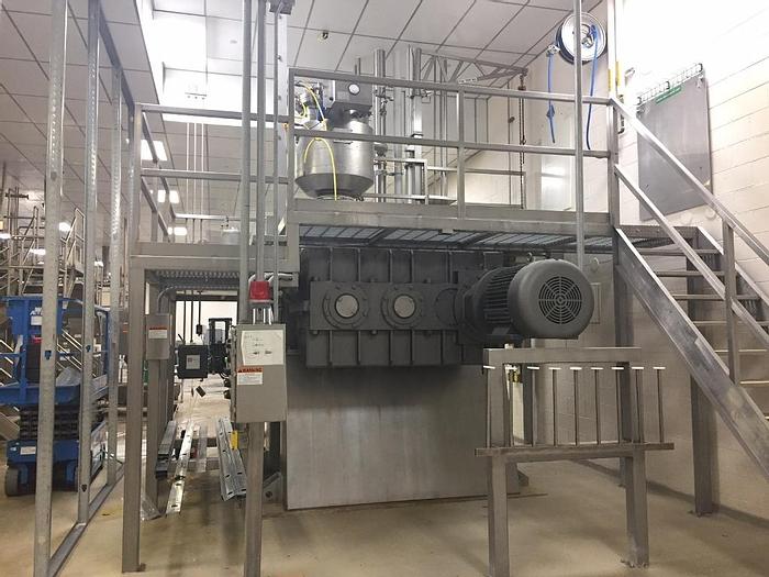 Used 200 GALLON AARON PROCESS DOUBLE ARM VACUUM MIXER/DRYER – S/S – VACUUM & JACKETED (#9391)