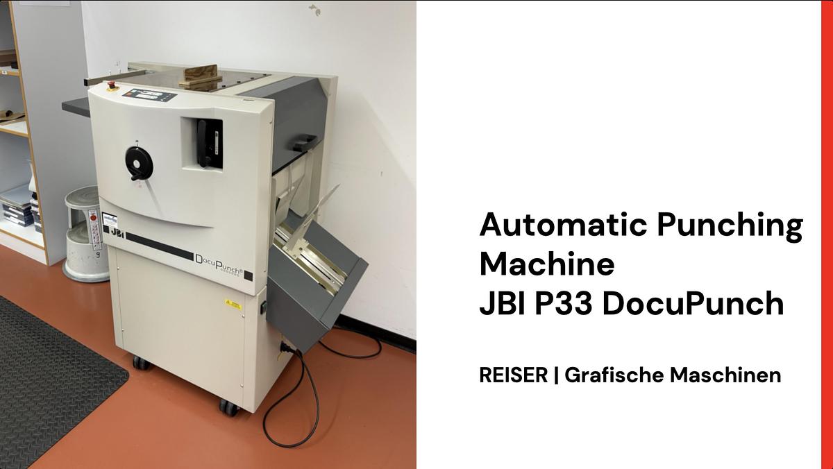 Gebraucht 2013 JBI P33 DocuPunch