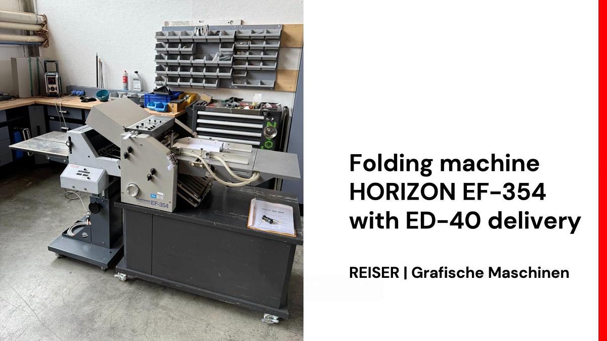 Gebraucht Horizon EF-354 with ED-40 delivery