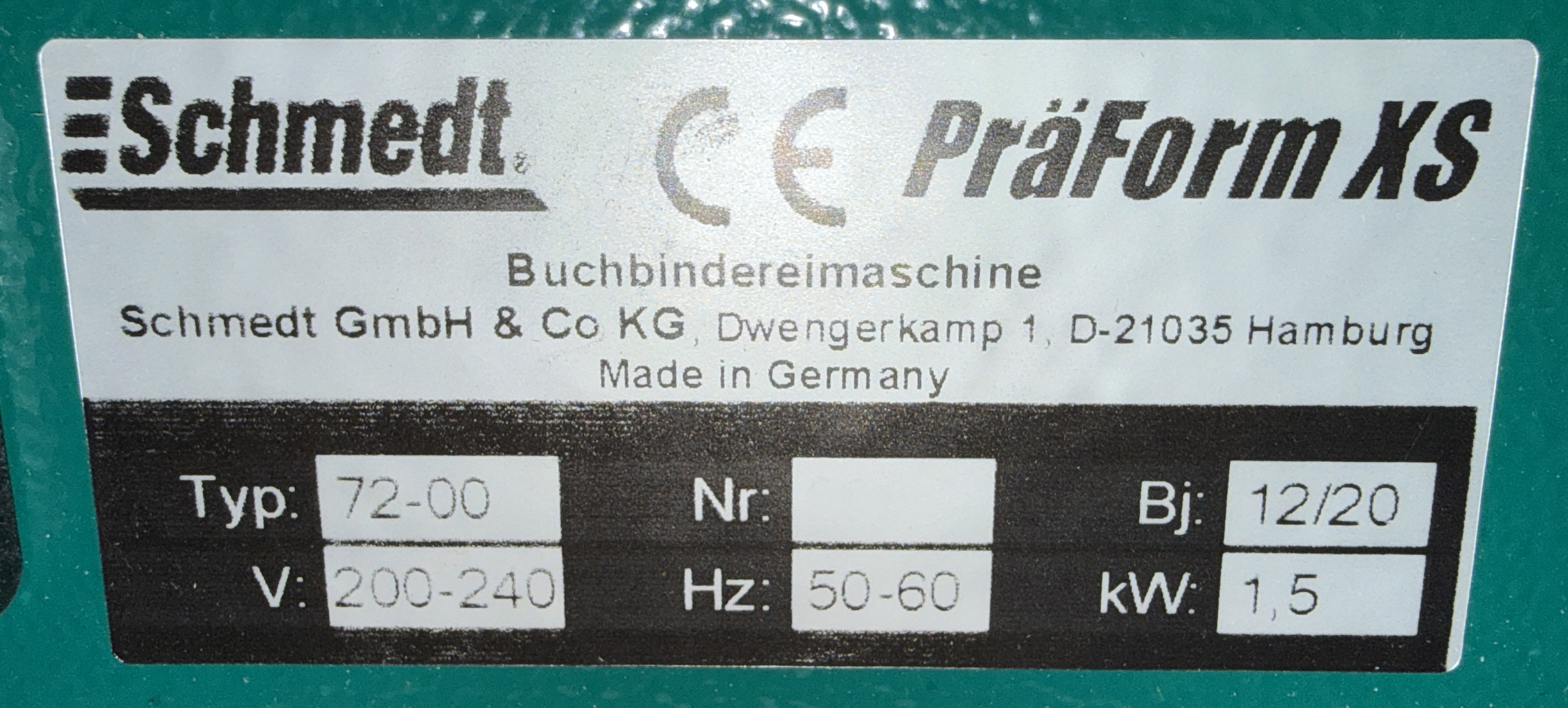 Gebraucht 2021 SCHMEDT PräLeg XL-PräForm XS-PräKant-PräDeck-PräziCoat