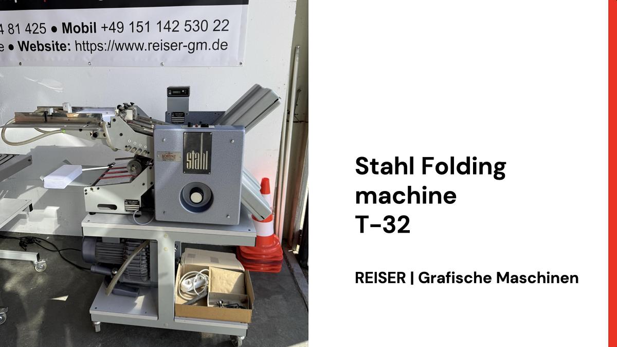 Gebraucht Stahl T32 Falzmaschine