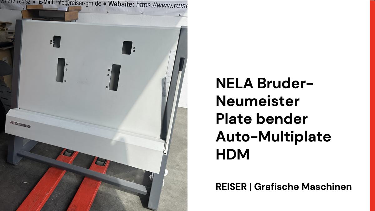 Gebraucht 1997 NELA Bruder Neumeister Gmbh Abkantgerät Auto-Multiplate HDM