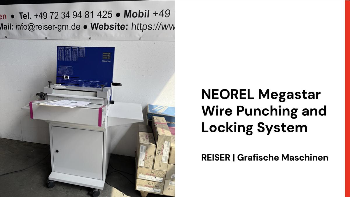 Gebraucht Neorel Megastar 3:1 Wire Stanz- und Schliess-System