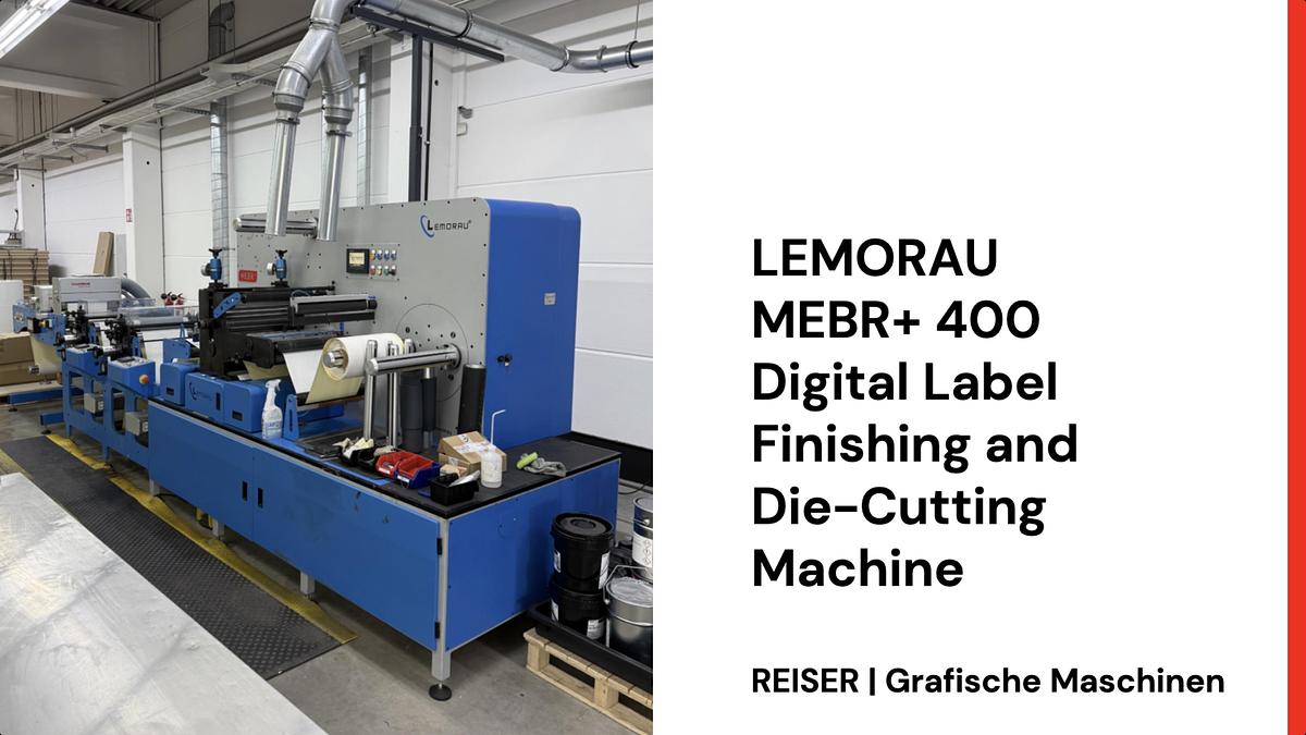 Gebraucht 2019 LEMORAU MEBR+ 400 / Digitale Etiketten-Veredelungs- und Stanzmaschine