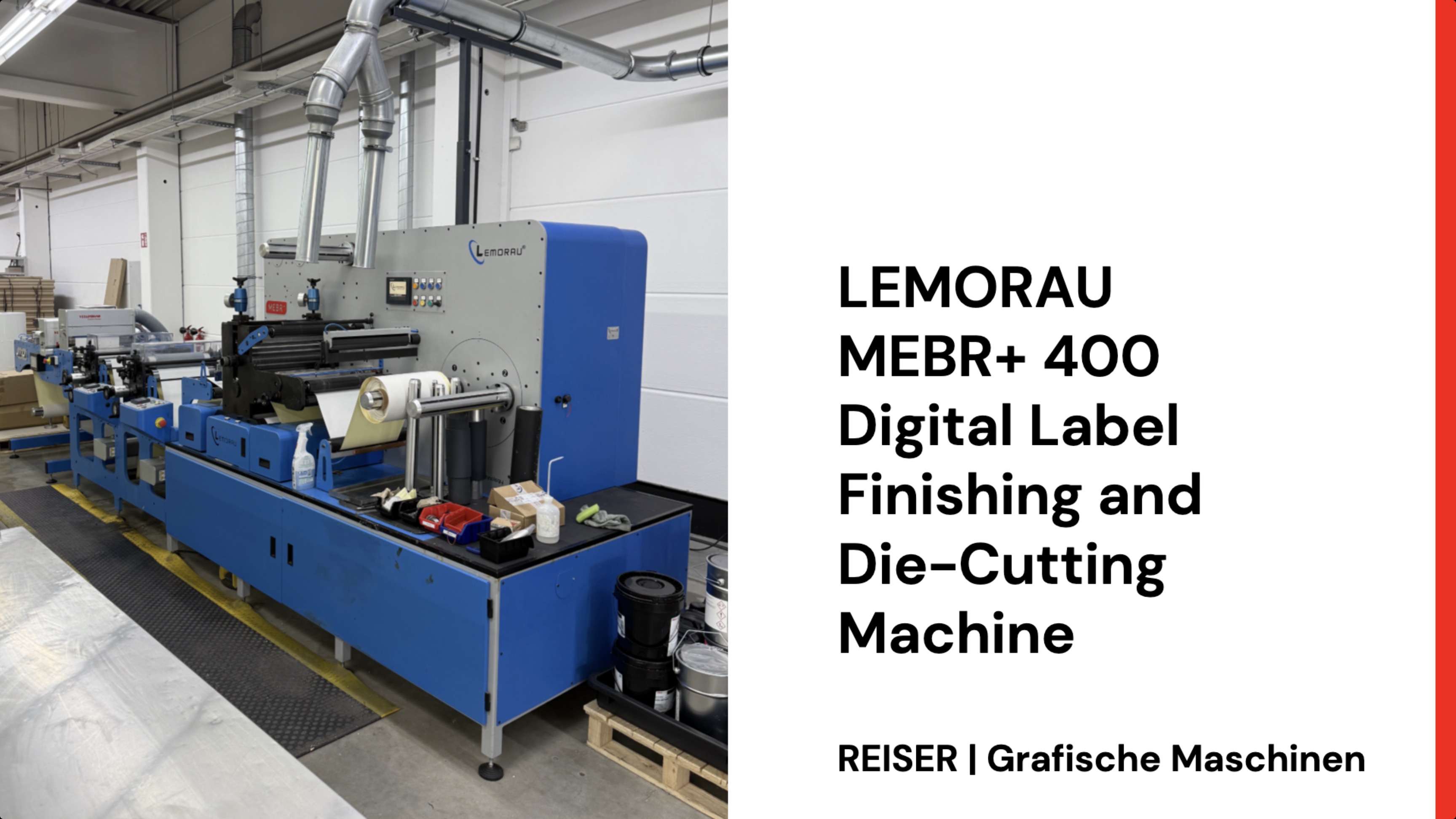 Gebraucht 2019 LEMORAU MEBR+ 400 / Digitale Etiketten-Veredelungs- und Stanzmaschine