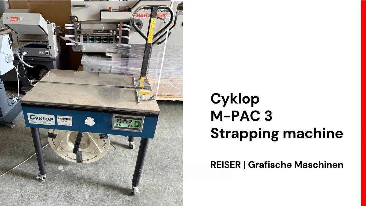 Gebraucht Cyklop M-PAC 3 Strapping machine