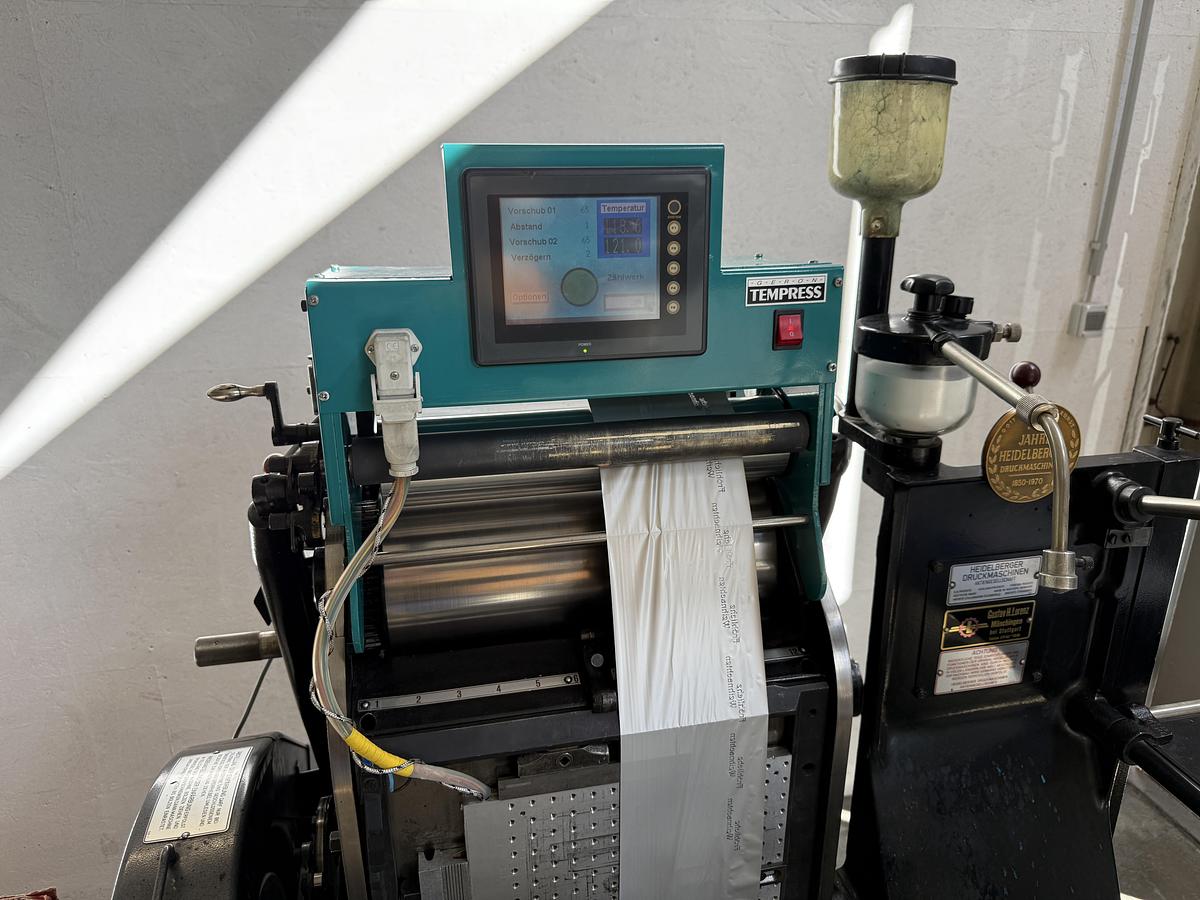 Gebraucht 1972 Heidelberg OHT with hot foil device Tempress MC-1