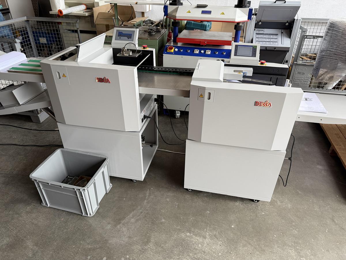 Gebraucht Rill-, Perforier- und Falzmaschine DEKIA Lightningfold 83358 + 33KF