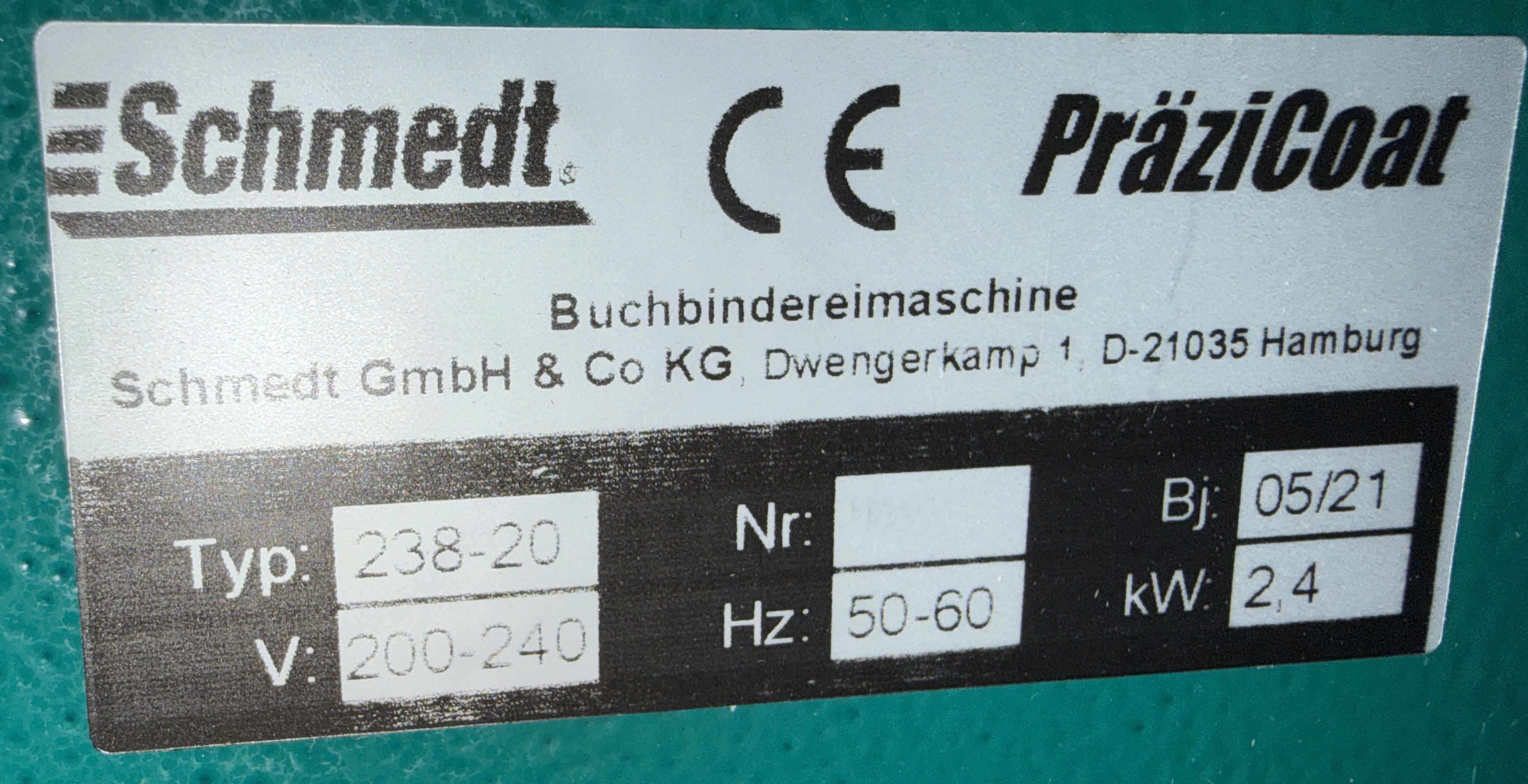 Gebraucht 2021 SCHMEDT PräLeg XL-PräForm XS-PräKant-PräDeck-PräziCoat