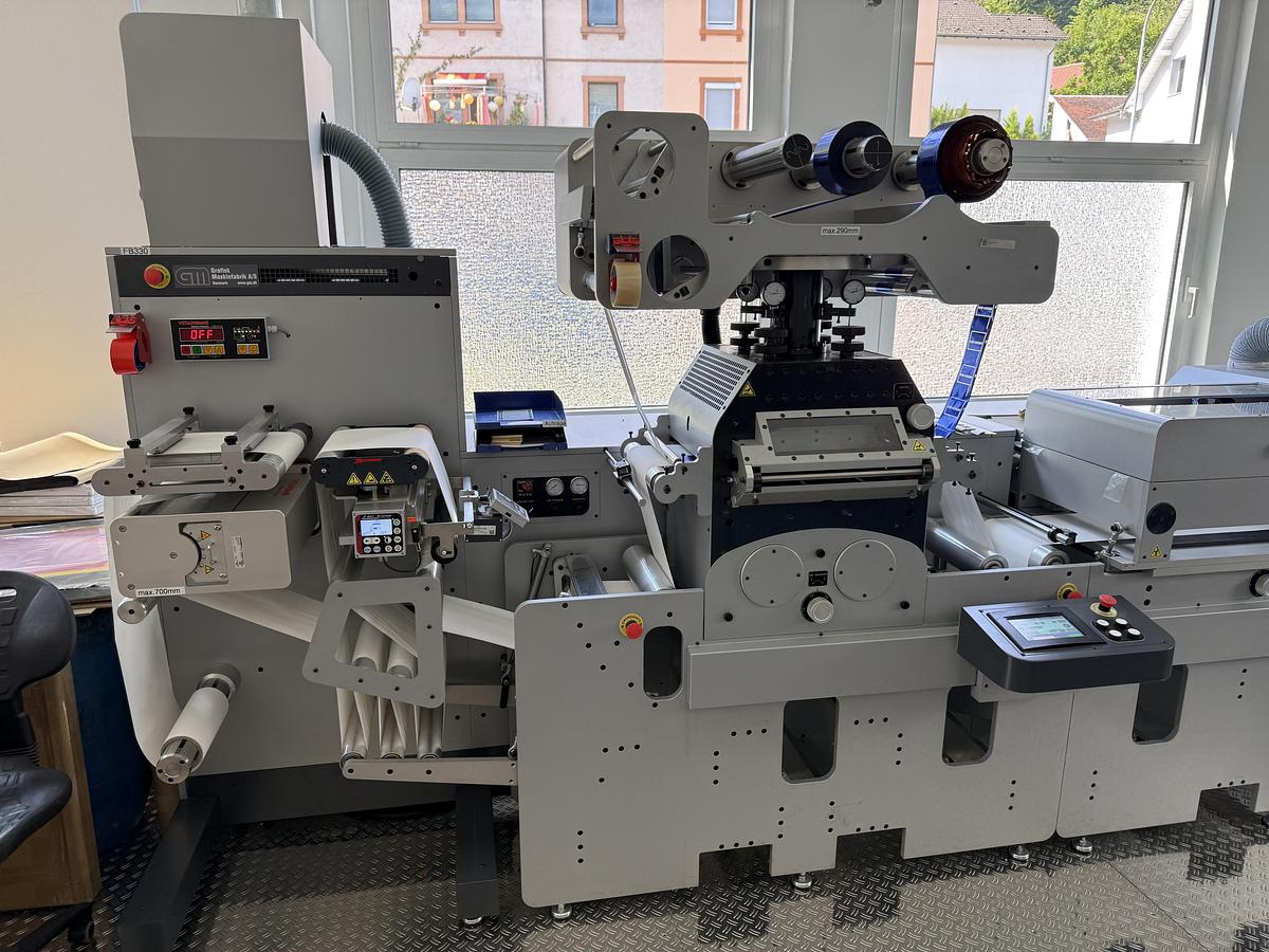 Gebraucht 2018 GM 330 FB-D Heißfolien + Siebdruckeinheit