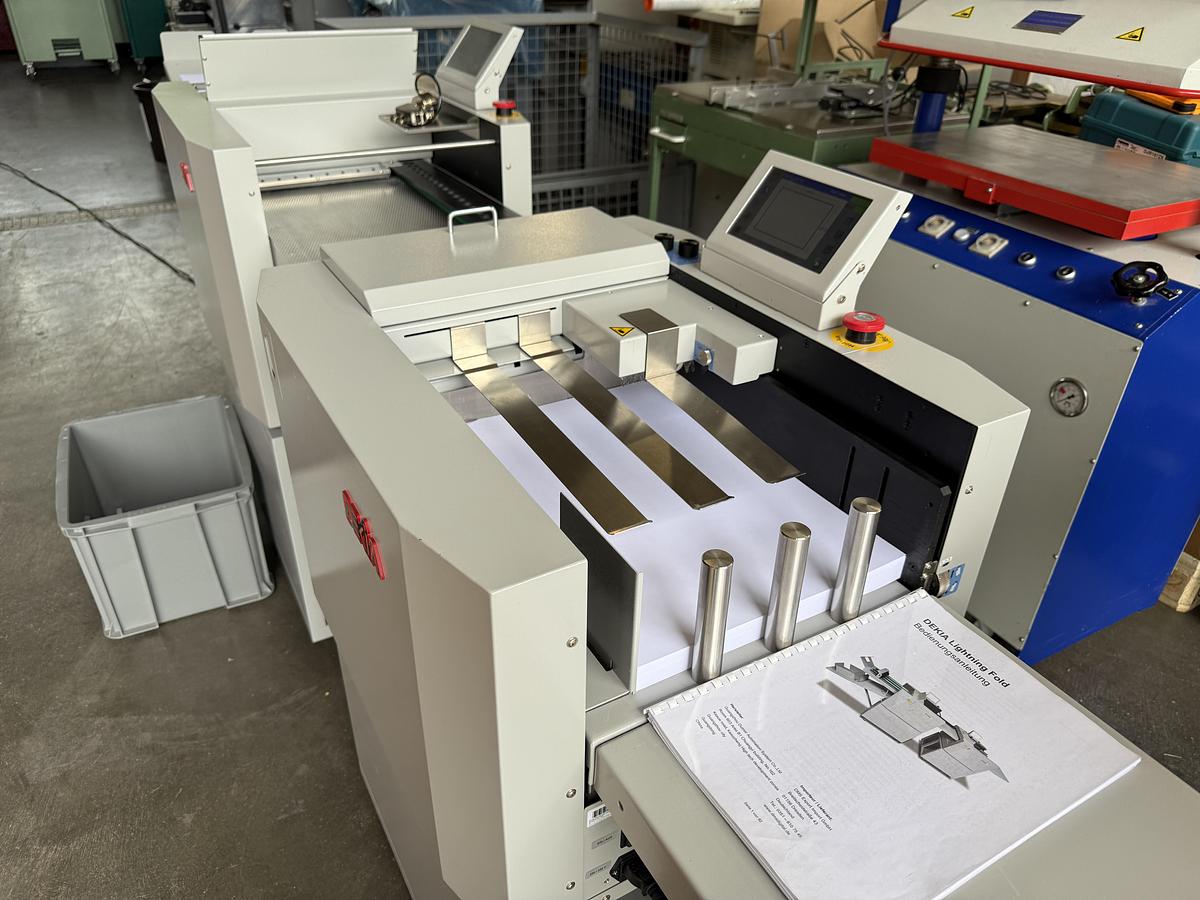Gebraucht Rill-, Perforier- und Falzmaschine DEKIA Lightningfold 83358 + 33KF