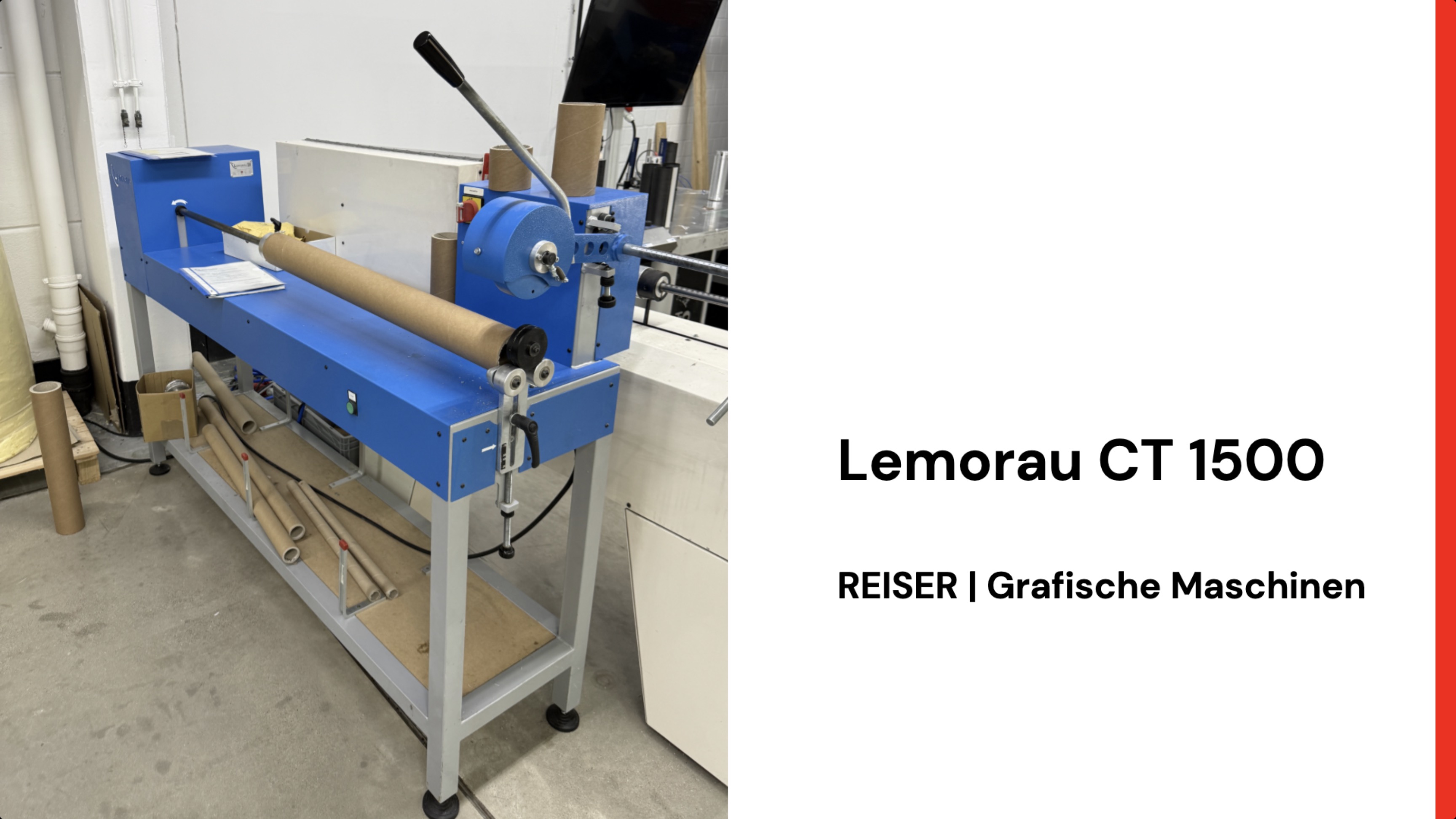 Gebraucht LEMORAU CT-1500 - manuelle Kernschneidemaschine