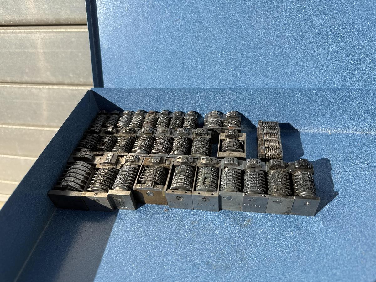 Gebraucht Buchdruck Nummerierwerke