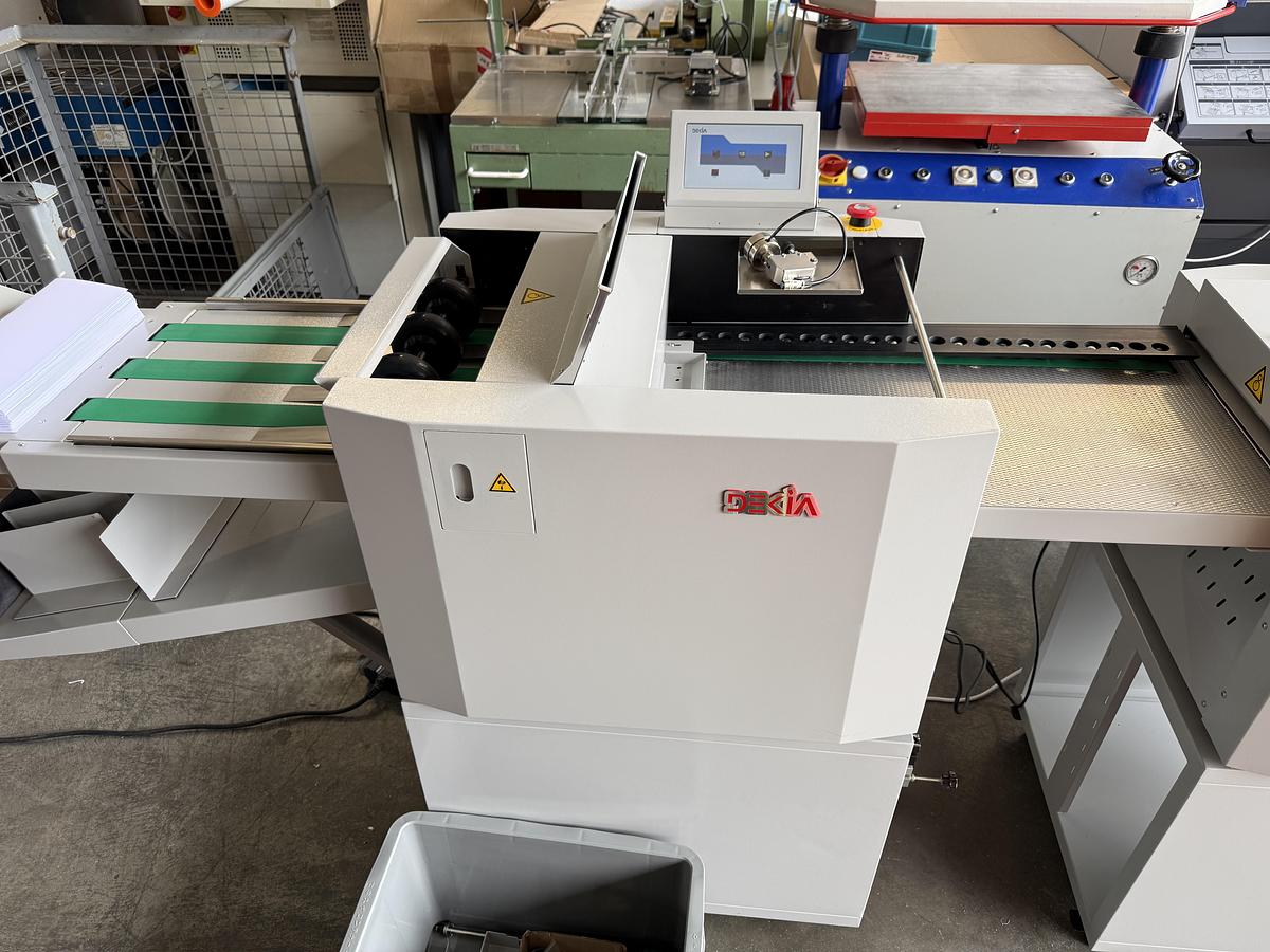 Gebraucht Rill-, Perforier- und Falzmaschine DEKIA Lightningfold 83358 + 33KF