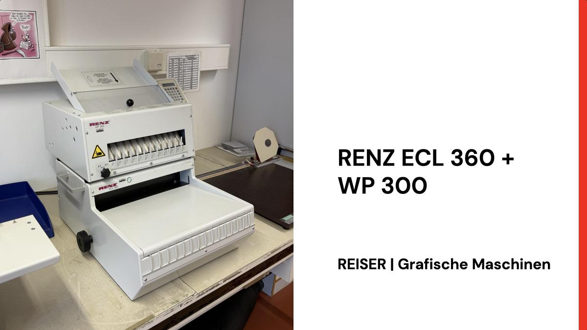 Gebraucht RENZ ECL 360 Schliessmaschine + WP 300 autom. Spender