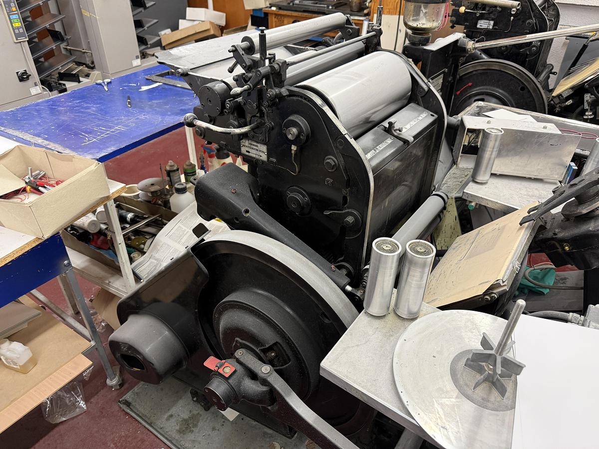 Gebraucht Heidelberg OHT mit Rollenetiketten-Eindruckeinrichtung Pracmatic