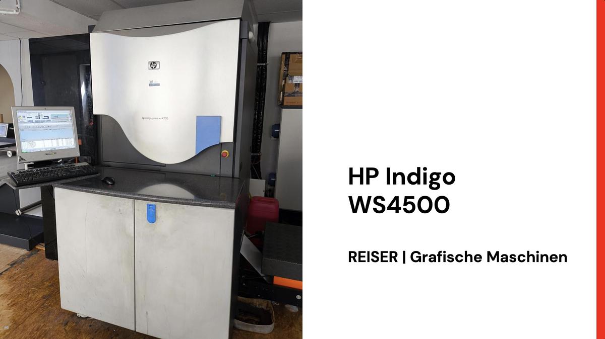 Gebraucht 2008 HP Indigo ws4500 Digitale Rollendruckmaschine