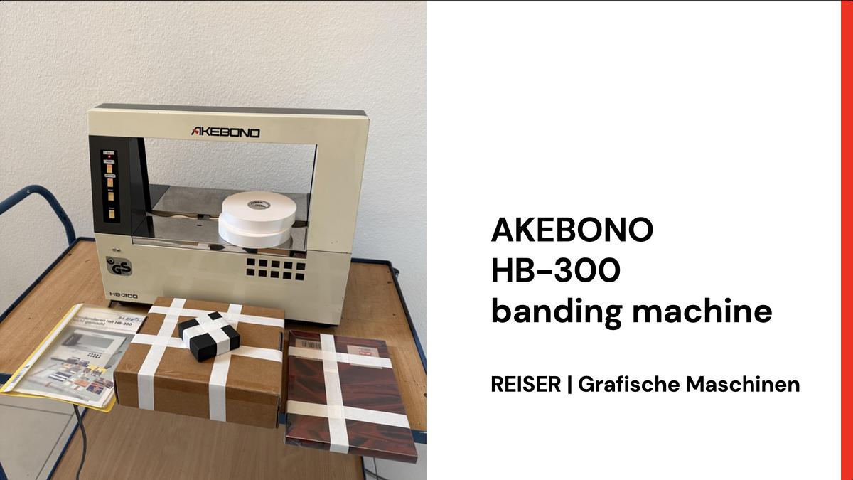 Gebraucht 1990 AKEBONO HB-300 Banderoliermaschine