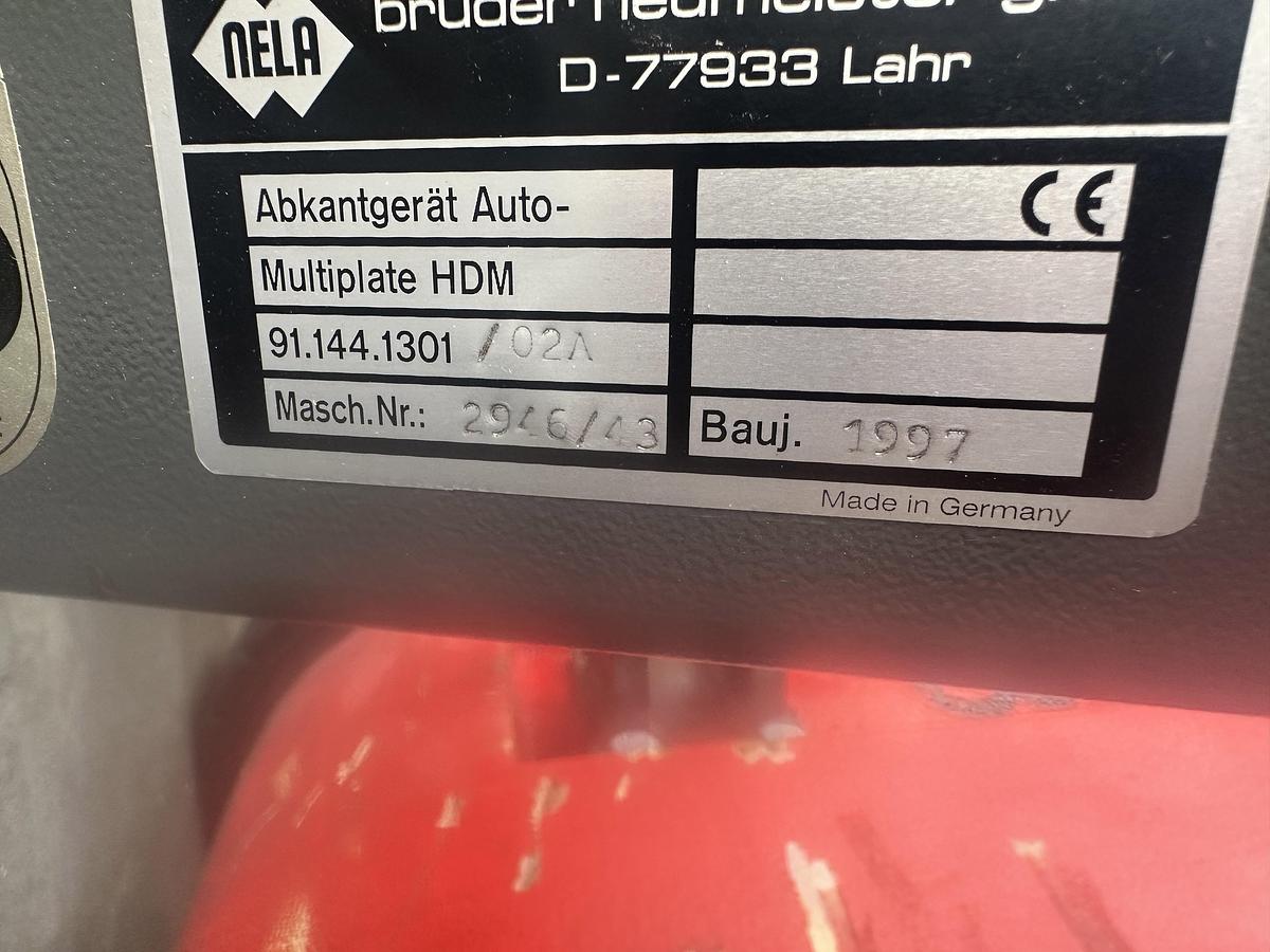 Gebraucht 1997 NELA Bruder Neumeister Gmbh Abkantgerät Auto-Multiplate HDM