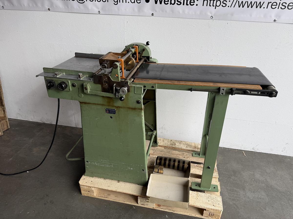 Gebraucht Karl Tränklein Anleimmaschine mit Rilleinrichtung