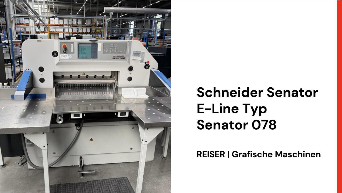 Gebraucht 2008 Schneider Senator E-Line Typ Senator 078