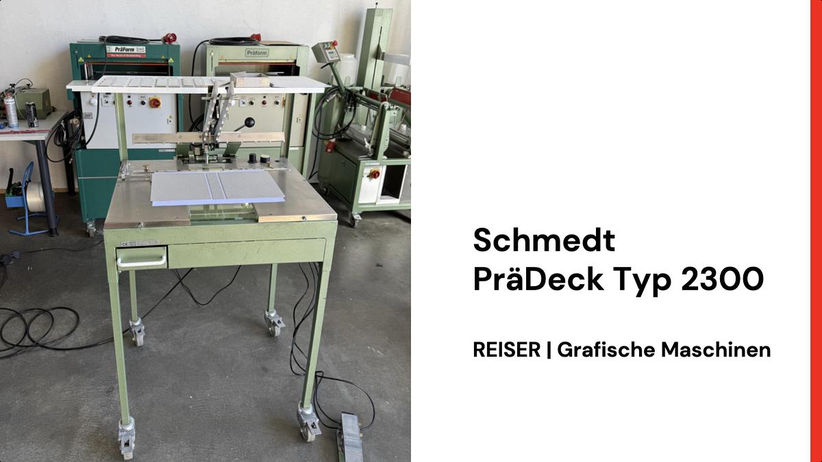 Gebraucht 2002 Schmedt PräDeck Typ 2300