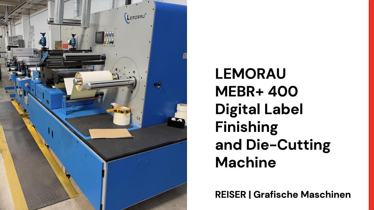 Gebraucht 2019 LEMORAU MEBR+ 400 / Digitale Etiketten-Veredelungs- und Stanzmaschine
